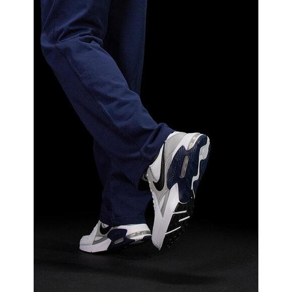 ⚡Nike Men's White/Black/Light Smoke Grey/Midnight Navy Air Max Fashion Sneakers - Picture 3 of 6